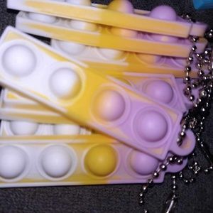 Pop it mini key chains